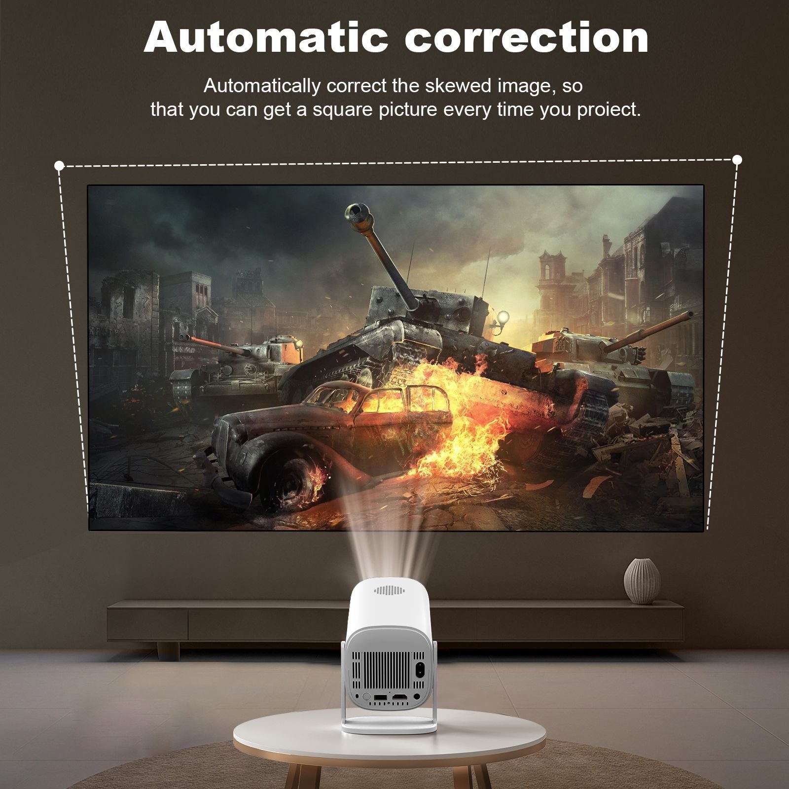 P30 Max projector with Games console 720P LCD